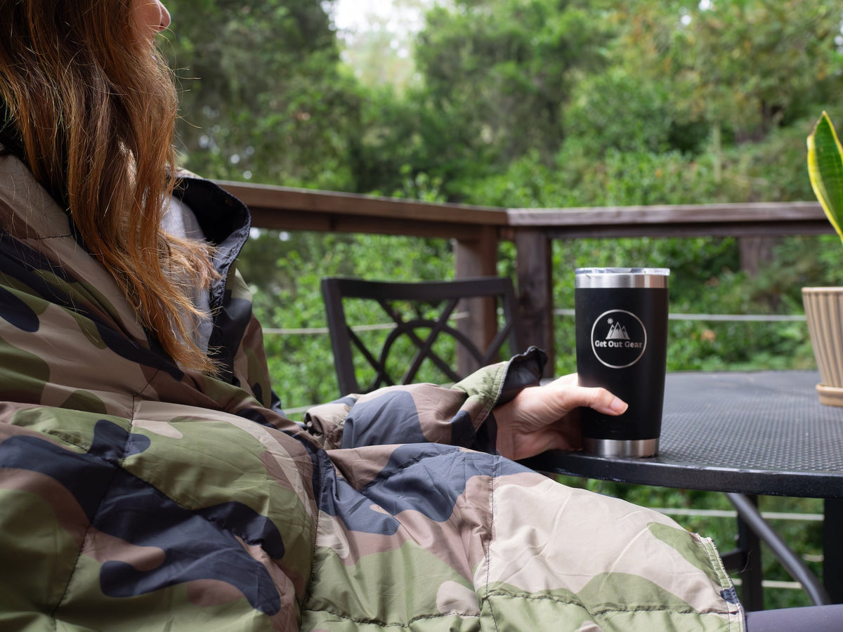 Cozy Camo Camping Blanket - Get Out Gear