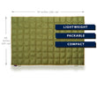 Load image into Gallery viewer, Down Puffy Blanket - Olive - Get Out Gear