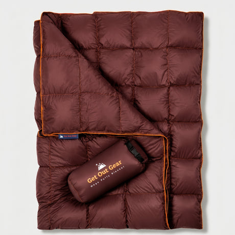 Mega Puffy Down Camping Blanket