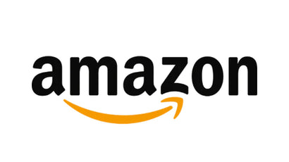 The Amazon logo with the word amazon in black lowercase letters and a yellow arrow curved from the letter a to z underneath, resembling a smile.