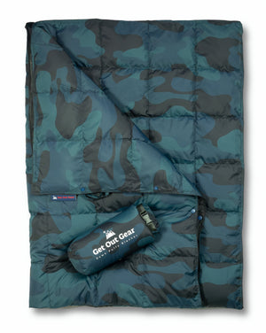 Cozy Camo Camping Blanket