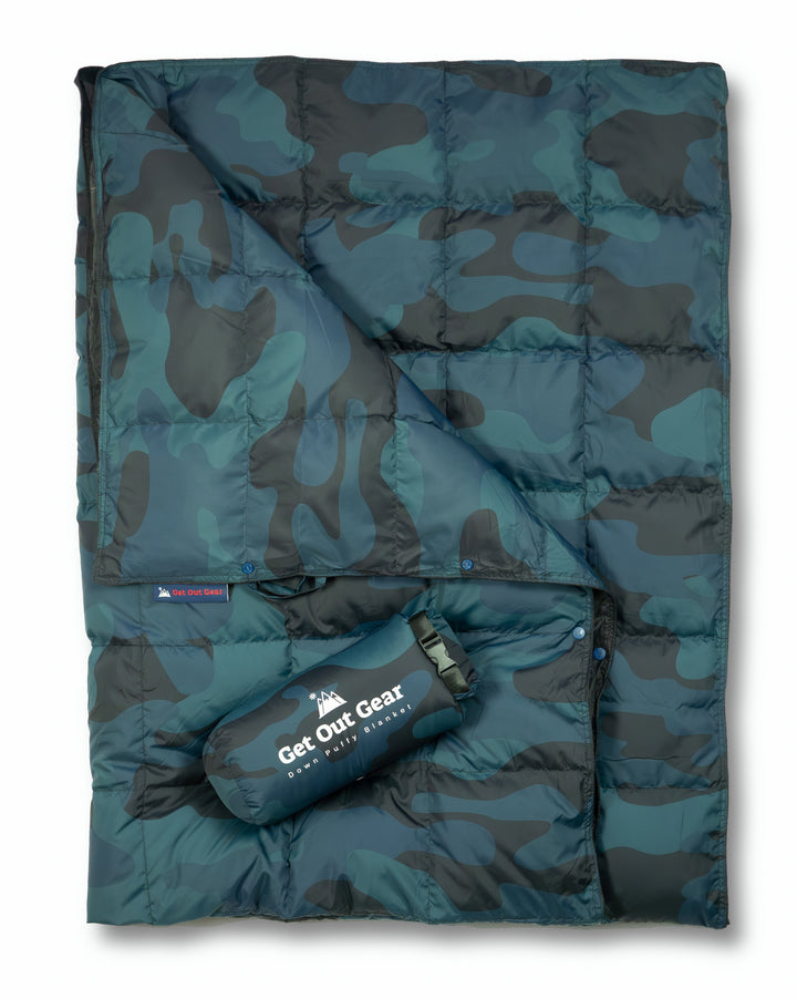 Cozy Camo Camping Blanket - Get Out Gear