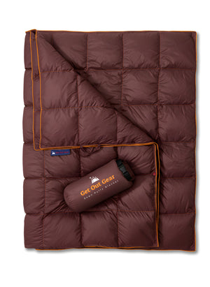 Down Puffy Camping Blanket - Get Out Gear