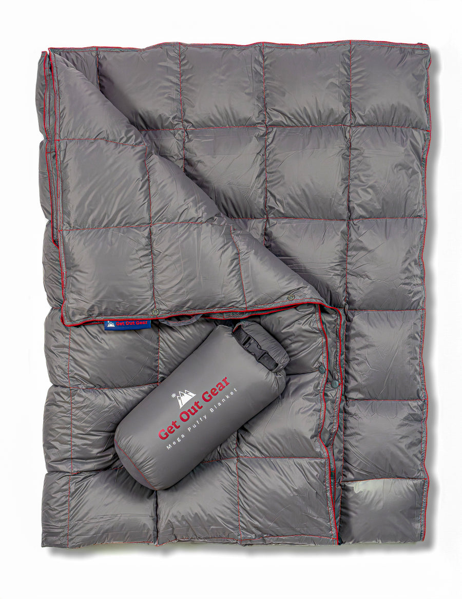 Mega Puffy Down Camping Blanket - Get Out Gear