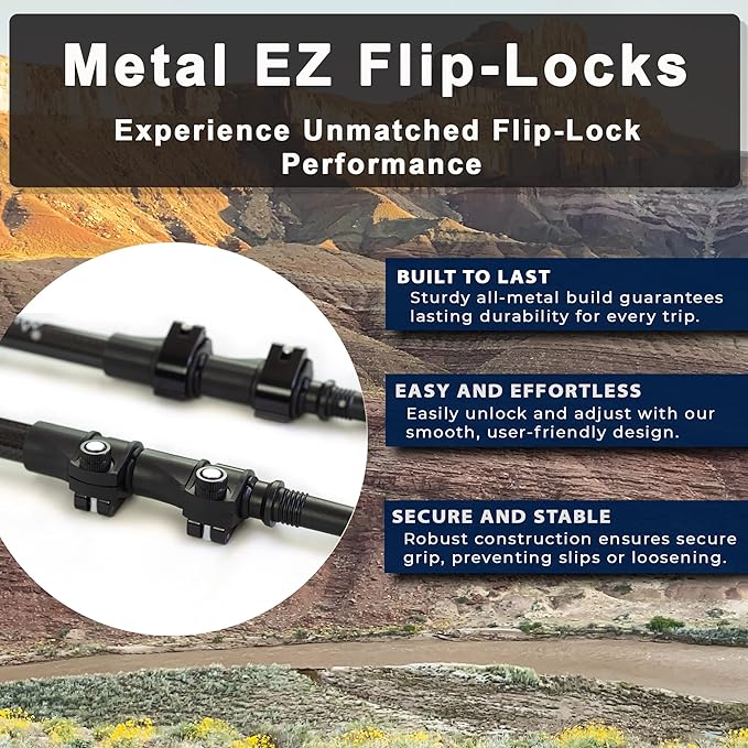 Ultra Strong Carbon Fiber Trekking Poles - Get Out Gear