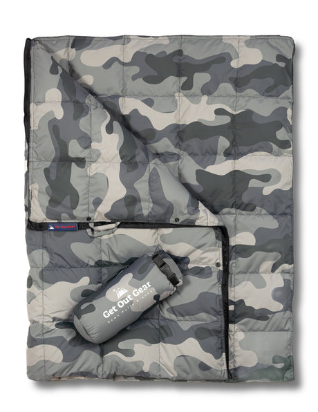 Cozy Camo Camping Blanket - Get Out Gear